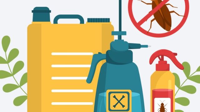 Pulverizadores y productos insecticidas de uso profesional contra cucarachas en el artículo sobre insecticidas de supermercado
